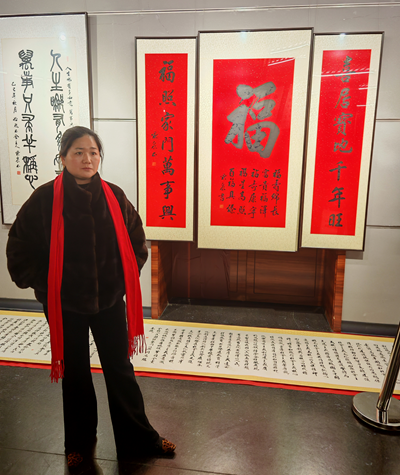 翰墨飘香蕴龙马精神，书法艺术铸强健之魂——“传承与创新”刘啸泉迎新春书法作品展在山东青岛隆重启幕(图15)