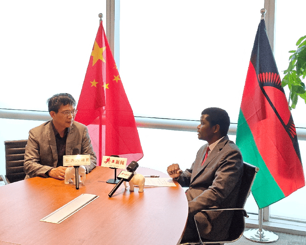 共工新闻社独家专访马拉维共和国2030年总统候选人简尼·格雷·卡苏达