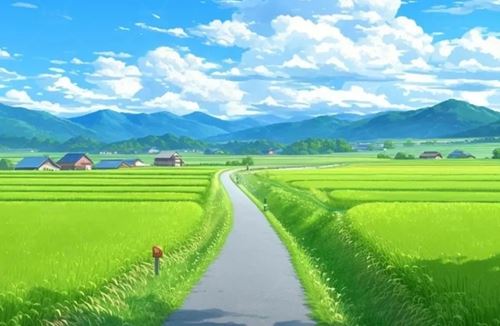 杜鸿：《绣花田园》(图1)